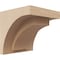Ekena Millwork 4"W x 4"D x 4"H Wide Rivera Rough Cedar Woodgrain TimberThane Corbel, Primed Tan CORUR04X04X04RIVRCPR - alternate 1